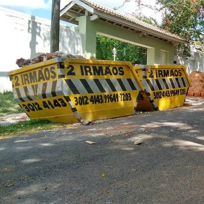 Caçambas de entulho e gesso em sorocaba