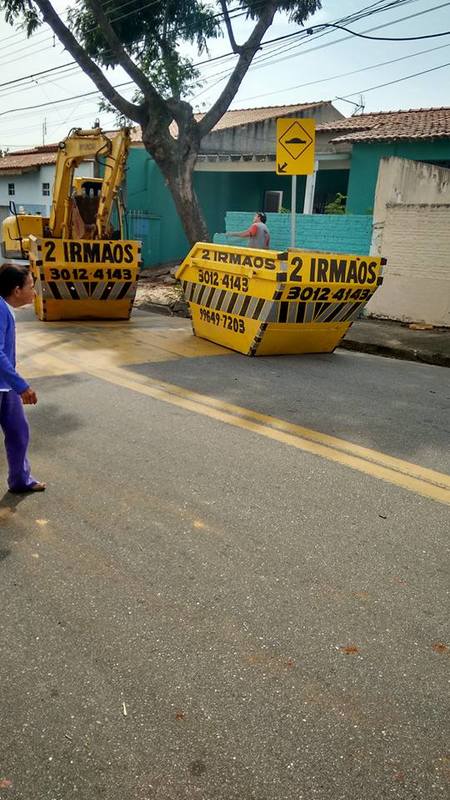 Caçambas de entulho e gesso em sorocaba