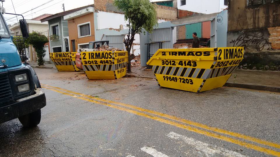 Caçambas de entulho e gesso em sorocaba